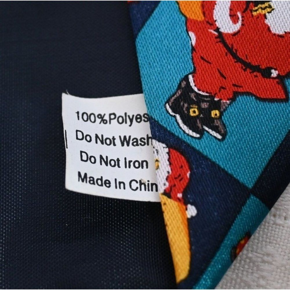 Funtyme Christmas Santa Print Neck Tie 54 Long - Picture 5 of 7